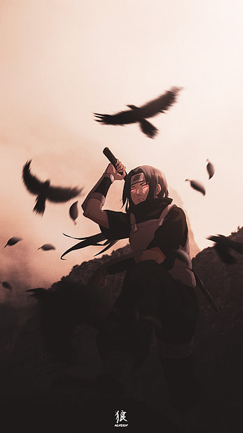 Itachi Uchiha, naruto, itachi-uchiha, anime-aesthetic, anime-, anime-x-reality, naruto-shippuden, anime HD phone wallpaper