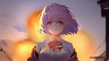 Finding The Time , anime-girl, anime, artist, artwork, digital-art, artstation HD wallpaper