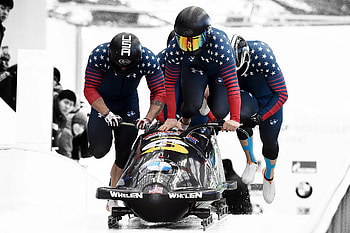 Olympic bobsledder, GQ article, Making history, Training process HD wallpaper