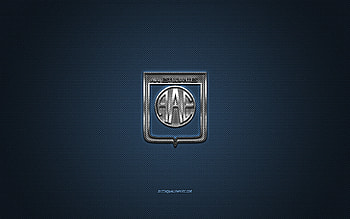 Estudiantes de Rio Cuarto, Argentine football club, blue logo, blue carbon fiber background, Primera B Nacional, football, Rio Cuarto, Argentina, Estudiantes de Rio Cuarto logo HD wallpaper