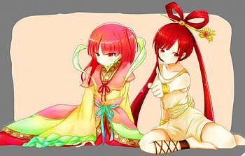 morgiana x kougyoku-hime, anime, magi, morgiana, The Labyrinth of Magic, kougyoku ren HD wallpaper