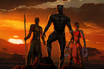 Black Panther Movie Artwork, black-panther, movies, artwork, 2017-movies HD wallpaper