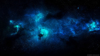 Blue space for HD wallpaper