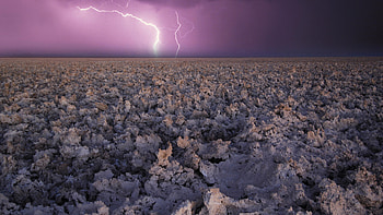 lightning, clouds, sky, nature HD wallpaper
