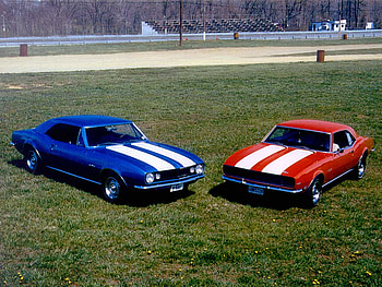 Times 2, chevrolet, camaro, gms, bowties HD wallpaper