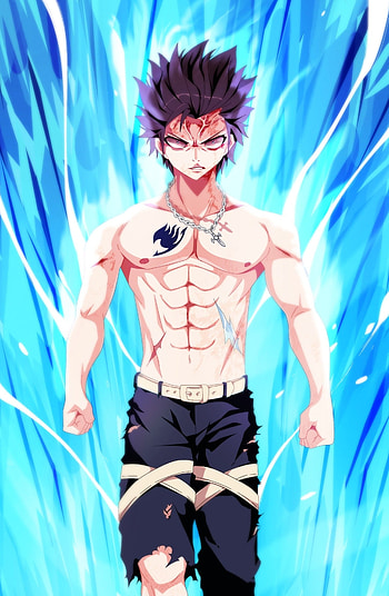 Gray Fullbuster, Anime character, Ice magic, Powerful warrior HD phone wallpaper