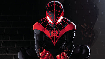 Spiderman Miles Morales Artwork 2018, spiderman-into-the-spider-verse, spiderman, superheroes, artwork, artist, digital-art HD wallpaper