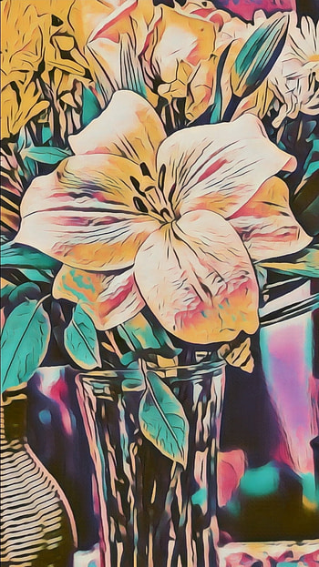 Vibrant flower, floral, art HD phone wallpaper