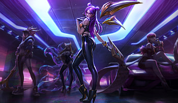 Hot, girl character, League of Legends, kai'sa HD wallpaper