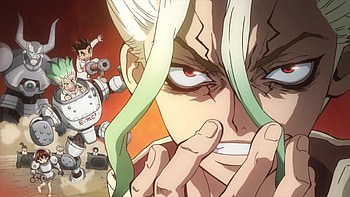 Dr. STONE, Senkuu Ishigami, Face portrait, Smile HD wallpaper