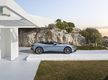 Ferrari Roma Spider, vehicle, Ferrari Roma HD wallpaper