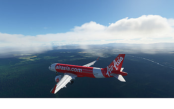 AirAsia, Singapore to Kuala Lumpur, Avsim screen shots, Travel community HD wallpaper
