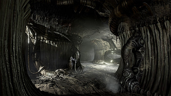 Scorn , Artistic background, Gaming art, Mysterious journey HD wallpaper
