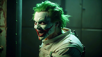 Joker in gotham asylum, Joker HD wallpaper