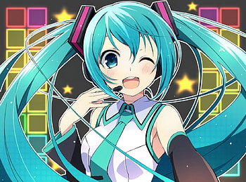 Hatsune Miku, miku, anime, pretty, smile, hatsune, vocaloid HD wallpaper