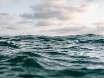 Nature, Water, Waves, Horizon, Close-Up, Surface HD wallpaper