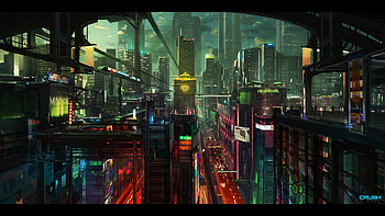 Odus Apartments, cg, 3d, digital art, futuristic, apartments HD wallpaper