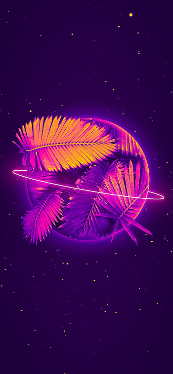 Abstract space., magenta, pink, planet, , Fluid, , space HD phone wallpaper