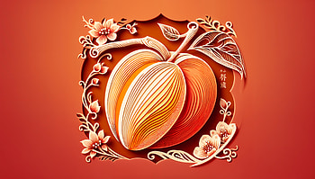 Vibrant Apricot Delight - Ultra, apricot, fruit, illustration, floral, artistic HD wallpaper