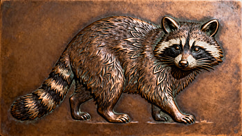 Bronze Raccoon -, Raccoon HD wallpaper
