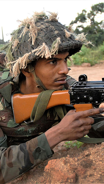 Indian Army Gunman, indian army, gunman, soldier HD phone wallpaper