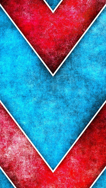 Grunge, Red And Blue, Abstract Design HD phone wallpaper