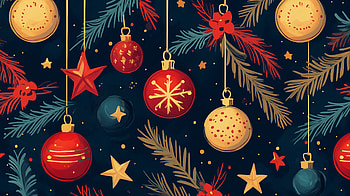 Festive Cheer: Holiday Pattern, holiday pattern, Christmas, ornaments, holiday, christmas ornaments HD wallpaper