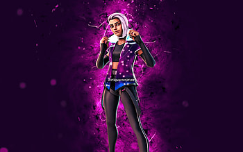 Wrap Major, , purple neon lights, Fortnite Battle Royale, Fortnite characters, Wrap Major Skin, Fortnite, Wrap Major Fortnite HD wallpaper