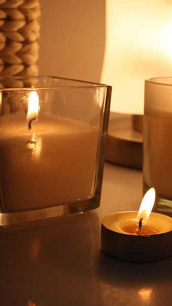 Candles , Lit Glass, Candles HD phone wallpaper