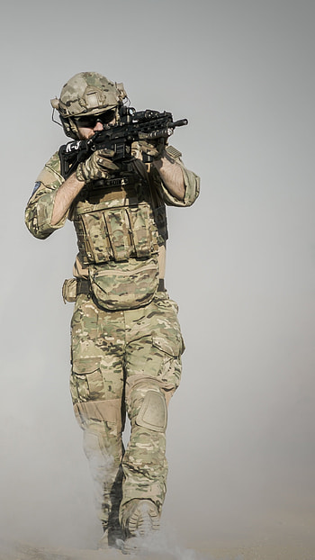 Army , Military, Smoke Background HD phone wallpaper
