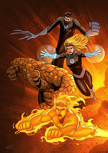 Fantastic Four, ArtStation fantastic 4 HD phone wallpaper