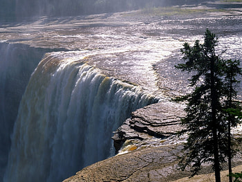 Landscape, Nature, Waterfalls HD wallpaper