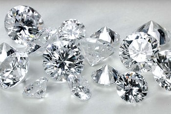 Round cut, Diamonds HD wallpaper