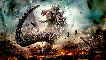 Godzilla Minus One, Godzilla, monster, Godzilla Minus One HD wallpaper