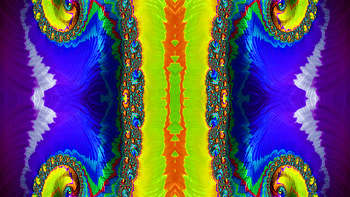 Trippy Psychedelic Fractal, trippy, psychedelic, aesthetic, blue, Abstract, fractal, abstract blue HD wallpaper