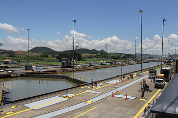 Official opening, Panama Canal expansion, Conexin Intal coverage, Milestone event HD wallpaper