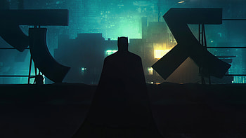 Gotham City 2049 Batman, batman, superheroes, artwork, artstation HD wallpaper