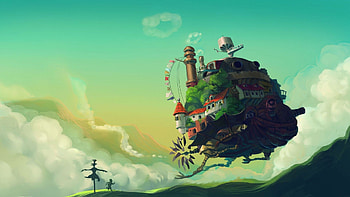 Howl's Moving Castle, Hayao Miyazaki HD wallpaper