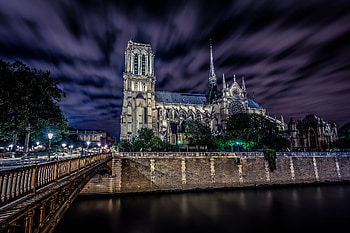 Notre-Dame Cathedral, Travels, Parisian charm, Stunning faade HD wallpaper