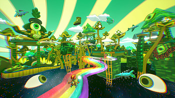 Psychonauts 2, Stunning visuals, Psychedelic landscapes, Platforming excellence HD wallpaper