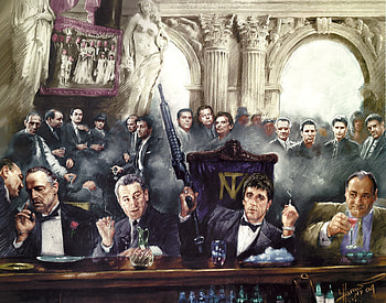 The Sopranos - Scarface And The Godfather,, Tony Soprano HD wallpaper