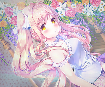 Cute, anime girl, Kotoka Saionji HD wallpaper