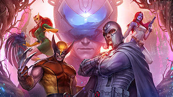 Marvel Future Fight X Men Force, marvel-future-fight, games, wolverine, superheroes HD wallpaper