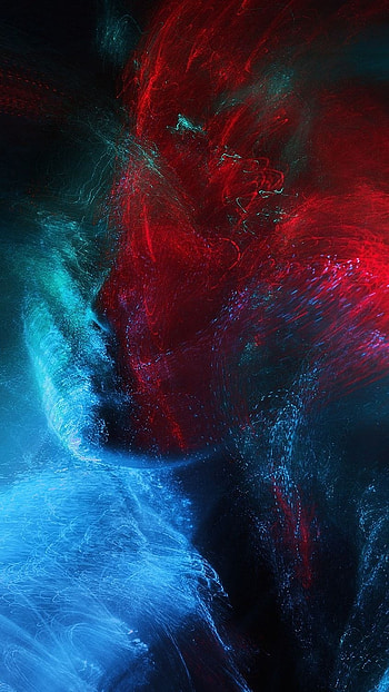 Blue And Red, Abstract HD phone wallpaper