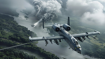 A-10C Warthog: Warzone — Quad, war HD wallpaper