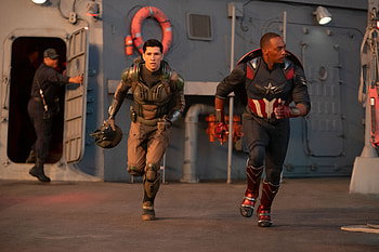 Captain America: Brave New World Ultra, movie, Captain America: Brave New World, Anthony Mackie, Danny Ramirez HD wallpaper