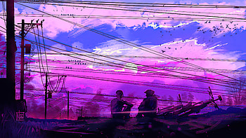Away From City, artist, artwork, digital-art, deviantart HD wallpaper
