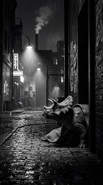 Noir Baby Triceratops — HD phone wallpaper