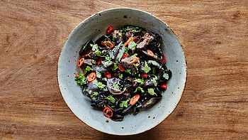 Wood ear mushrooms, Cilantro salad, Recipe, Bon apptit HD wallpaper