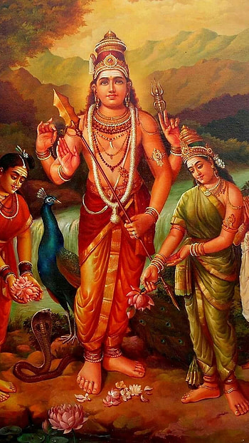 Thiruchendur Murugan, Painting, Lord Murugan HD phone wallpaper